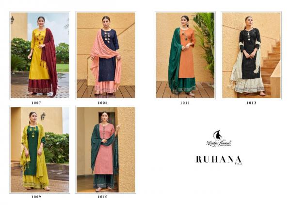 LF Ruhana 2 Rayon Fancy Embroidery Readymade Salwar 